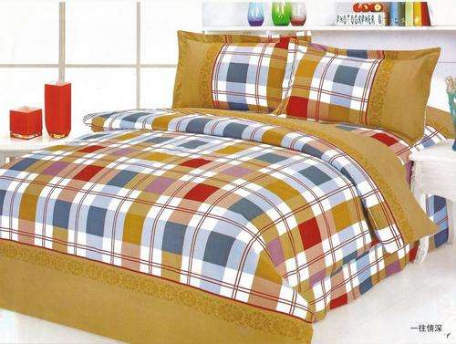 8 Piece - Cotton Feel - Bed Linen - Double Bed- Duvet Cover Set